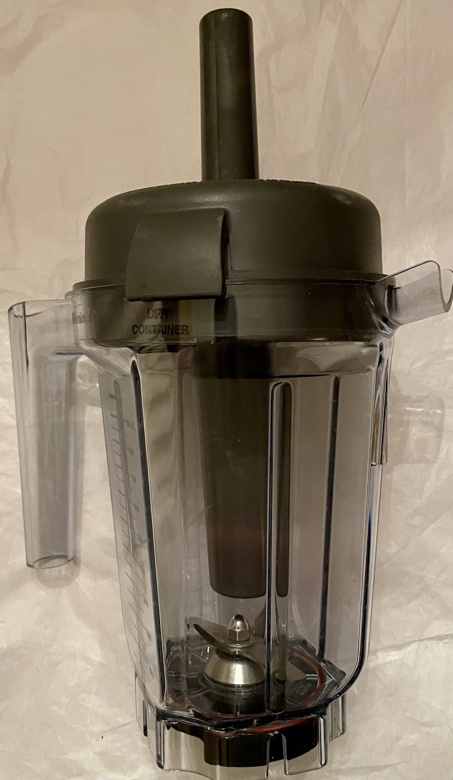 Vitamix Pitcher 32oz Rubber Lid & Plunger Tamper Stick Grey Read Description gallery