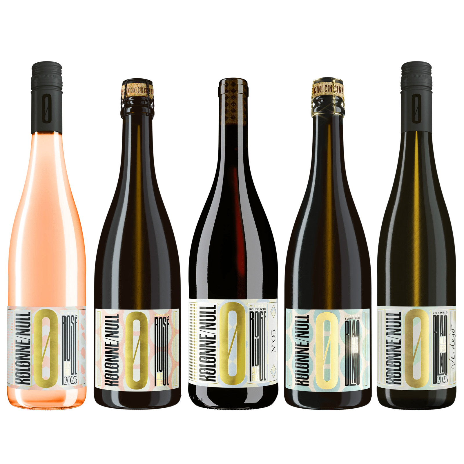 Kolonne Null Non-Alcoholic Wine Bundle (5 Bottles) (Rose, Sparking, Red) gallery