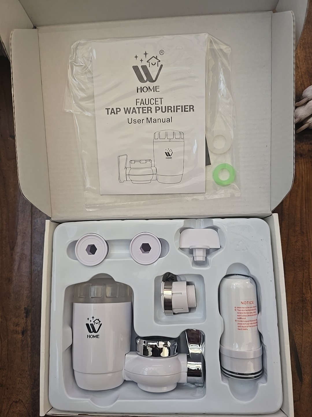 Faucet Filter, Highly Efficient Filtration Performance, Reduces Lead, Chlorin... gallery