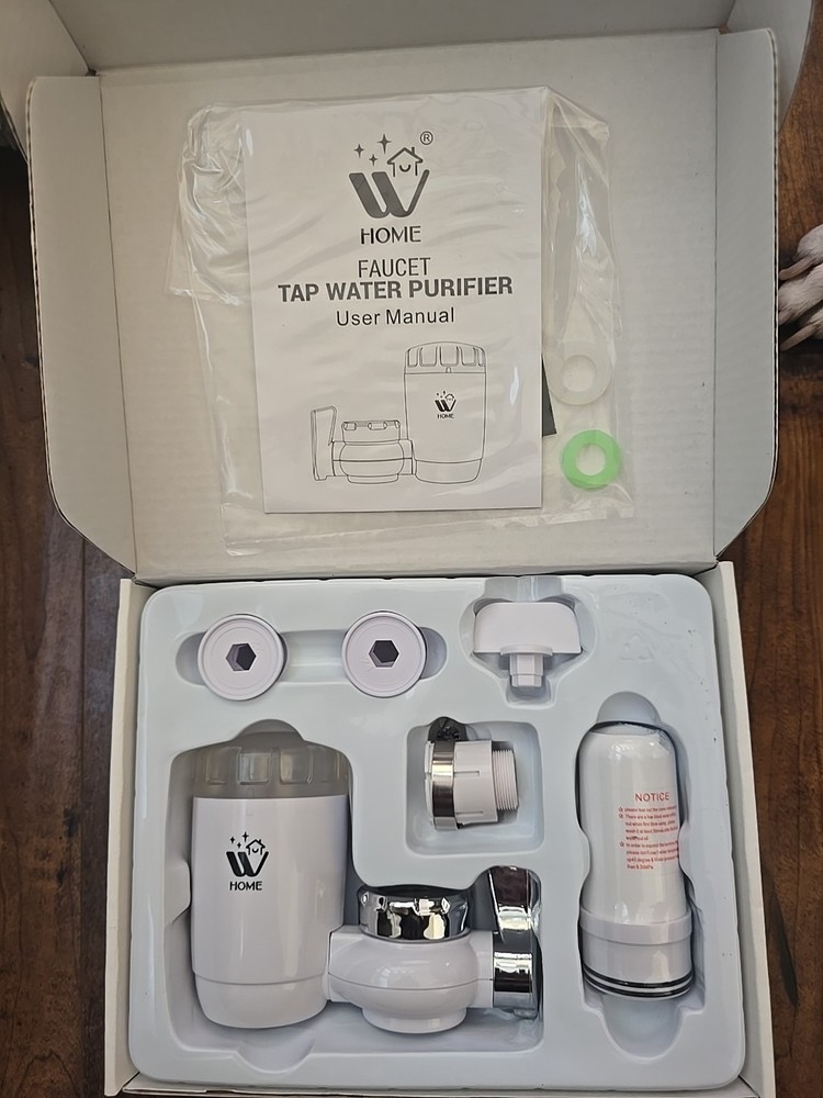 Faucet Filter, Highly Efficient Filtration Performance, Reduces Lead, Chlorin...