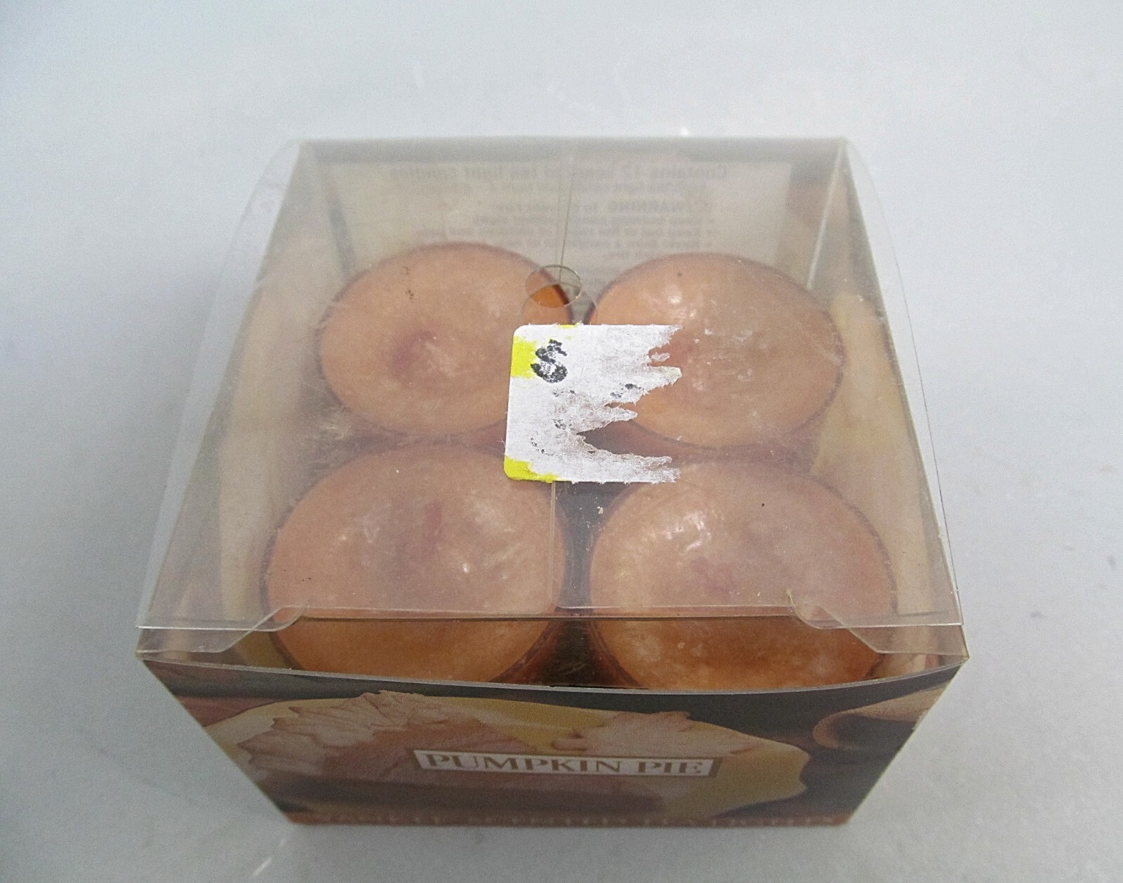 Yankee Candle Pumpkin Pie Scented Tea Lights Box of 8 Unlit gallery