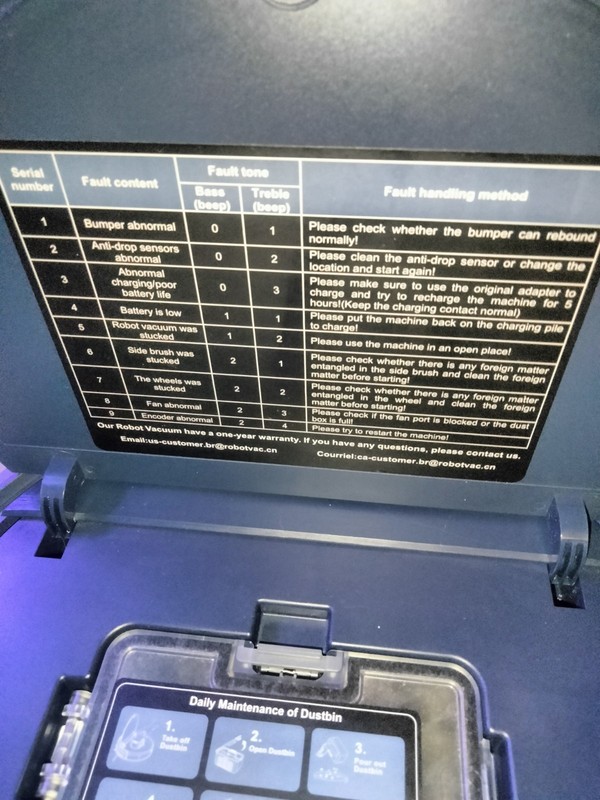 BR151 Robot Vacuum Cleaner Model: BR151 WiFi/App used read read please gallery