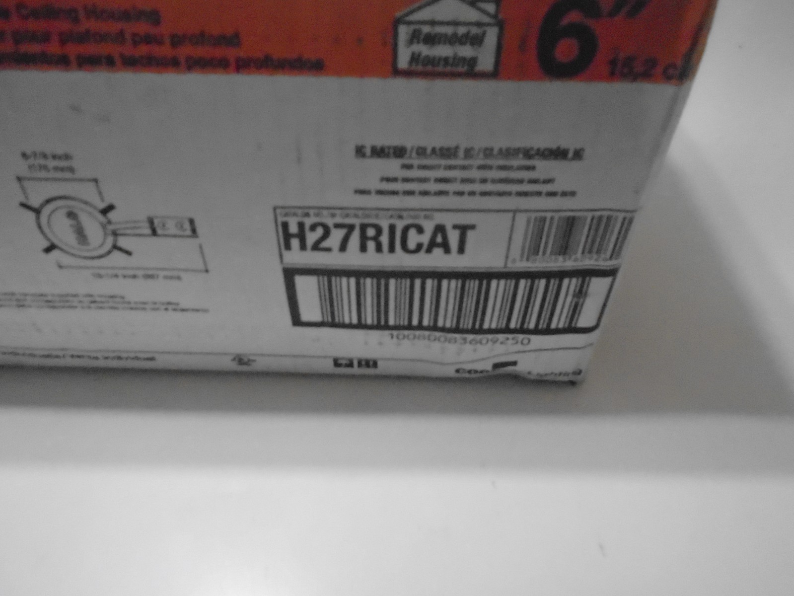 Halo H27RICAT 6 in. Shallow Ceiling Recessed Lighting Housing 6-Pack New gallery