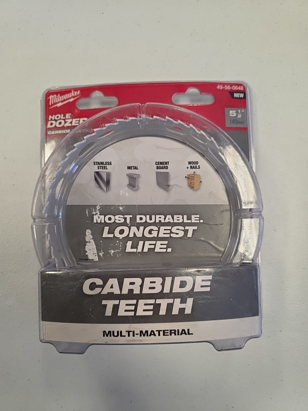 Milwaukee Tool 49-56-0848 5-1/2 In. Hole Dozer With Carbide Teeth Hole Saw gallery