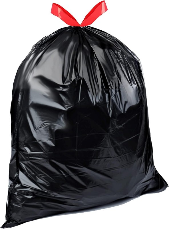 Tear-Resistant Lawn & Leaf Drawstring Trash Bags - 39 Gal, 40 Pack, Unscented gallery