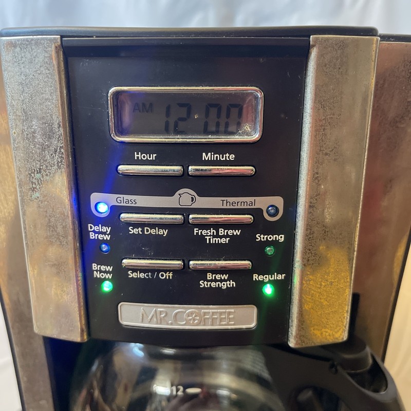 Mr. Coffee 12-Cup Programmable Coffeemaker Strong Brew Black Select BVMC-5JX33GT gallery