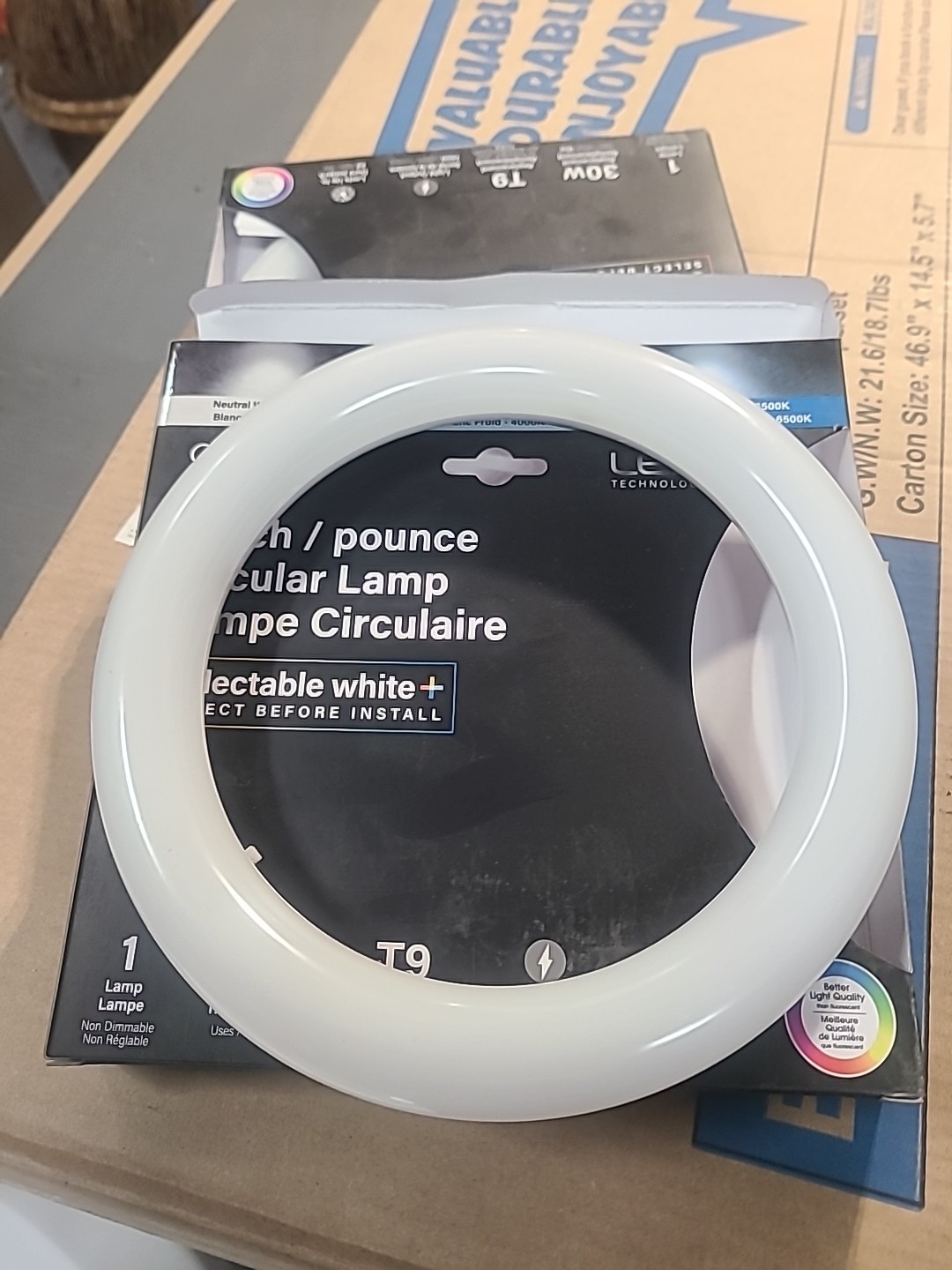 Circline Bulb 9" LED 16W 1400 Lumens 3CCT Feit Electric FC9/3CCT/LED (2-Pack) gallery