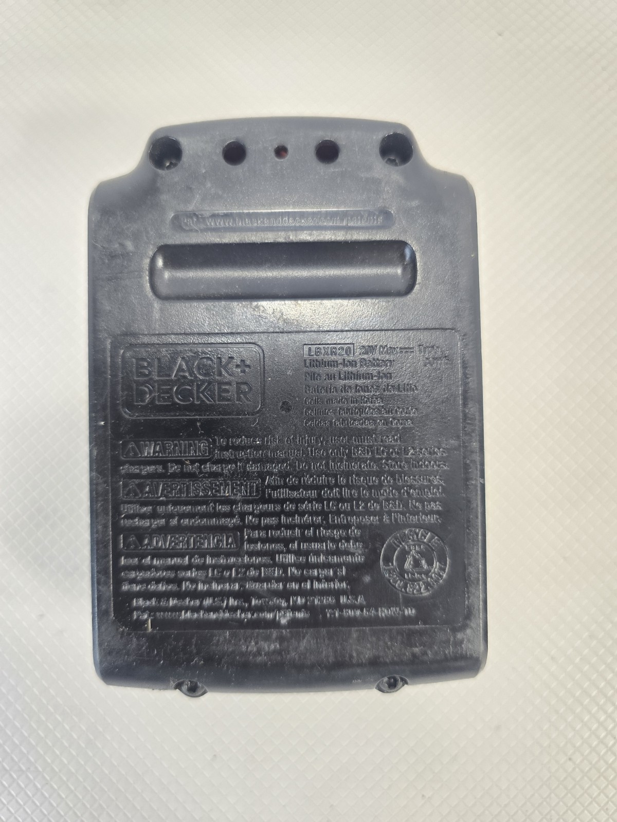 BLACK+DECKER LBXR20 20V MAX 1.5Ah Lithium-Ion Power Tool Battery Pack - Tested gallery