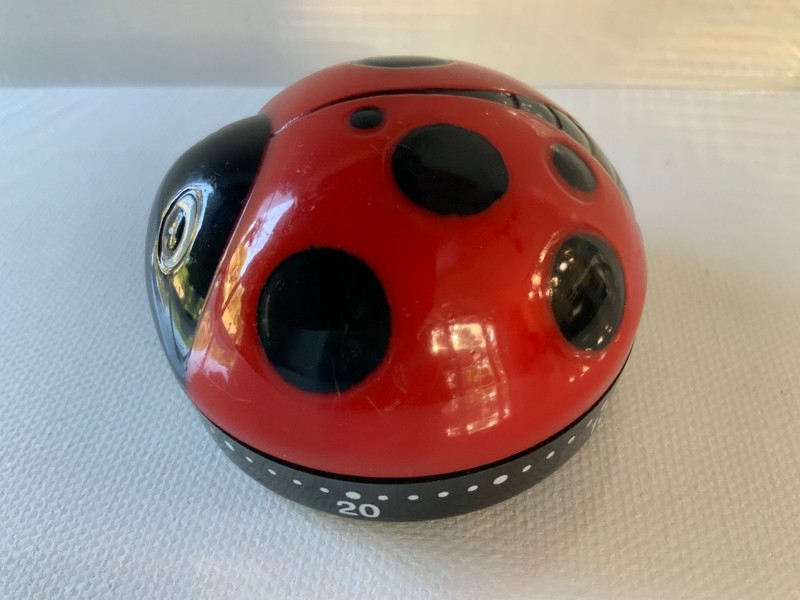 Ladybug Kitchen Timer 60 Minutes Cooking Spring Red Wind up Tool Egg Culinary gallery