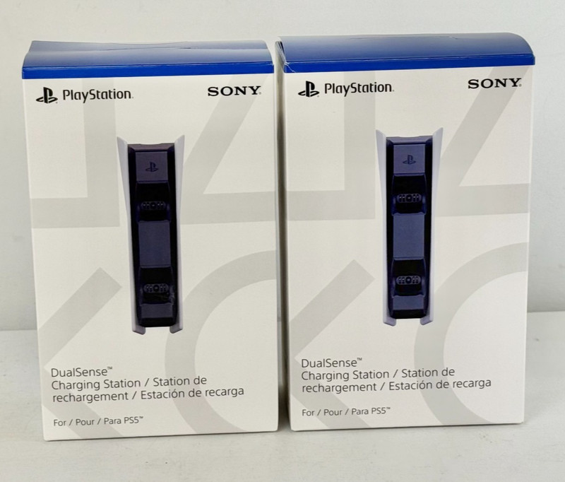 2Pcs – Sony Playstation 5 (PS5) DualSense Charging Station – BOX ONLY