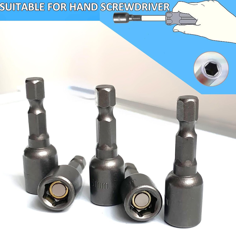 5/16'' Nut Driver Bit Sets 10PCS, 5/16 Inch Nut Driver Hex Shank Quick C gallery