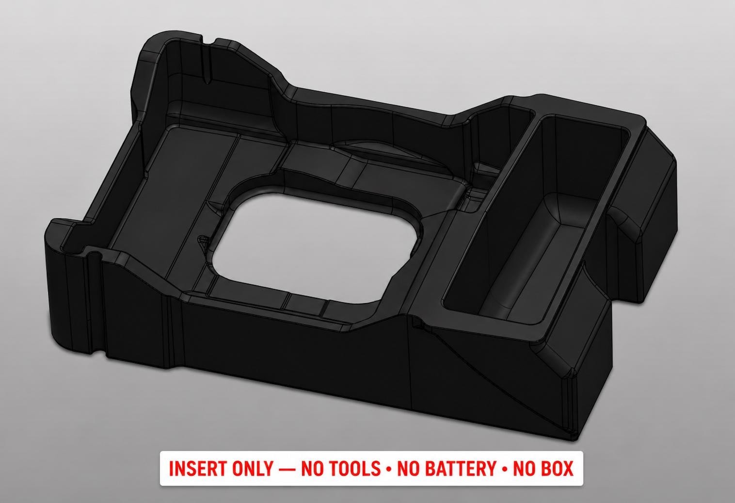 Milwaukee Packout Insert for M12 12V Cordless 3/8 in. Crown Stapler | 3D Printed gallery