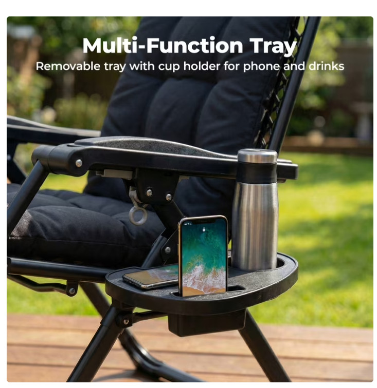 Alvantor Portable Zero Gravity Chair with Ergonomic Design and 440 lbs Capacity gallery