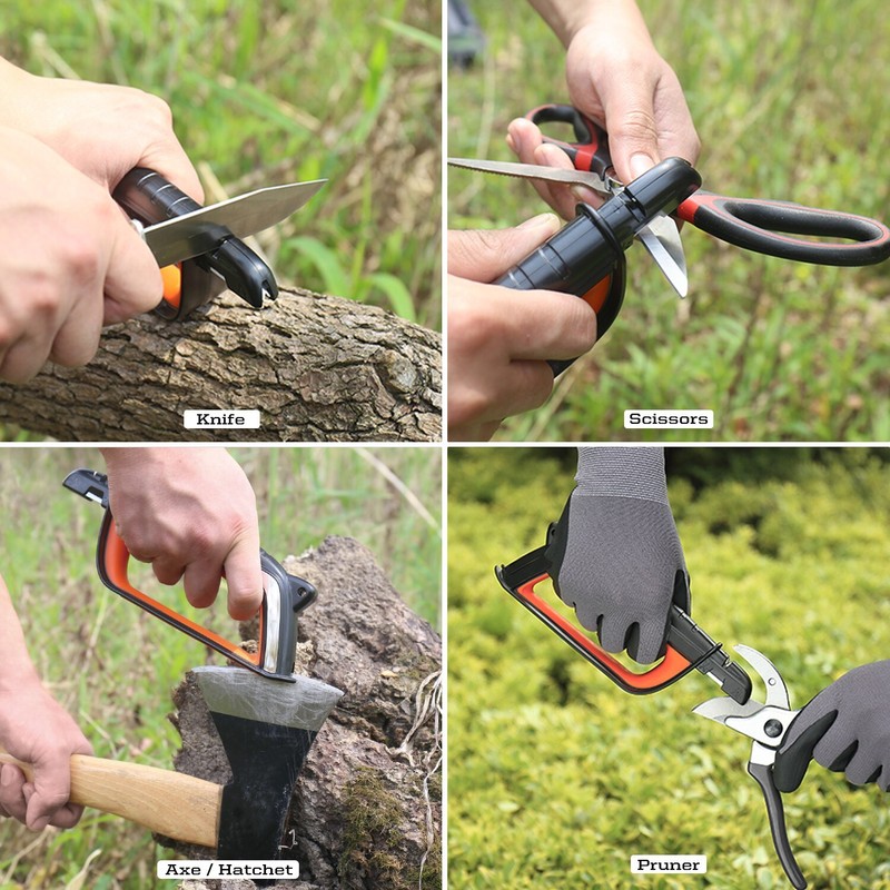 Knife Garden Tool Multi-Sharpener for Lawn Mower Blade, Axe, Pruner, Shears gallery