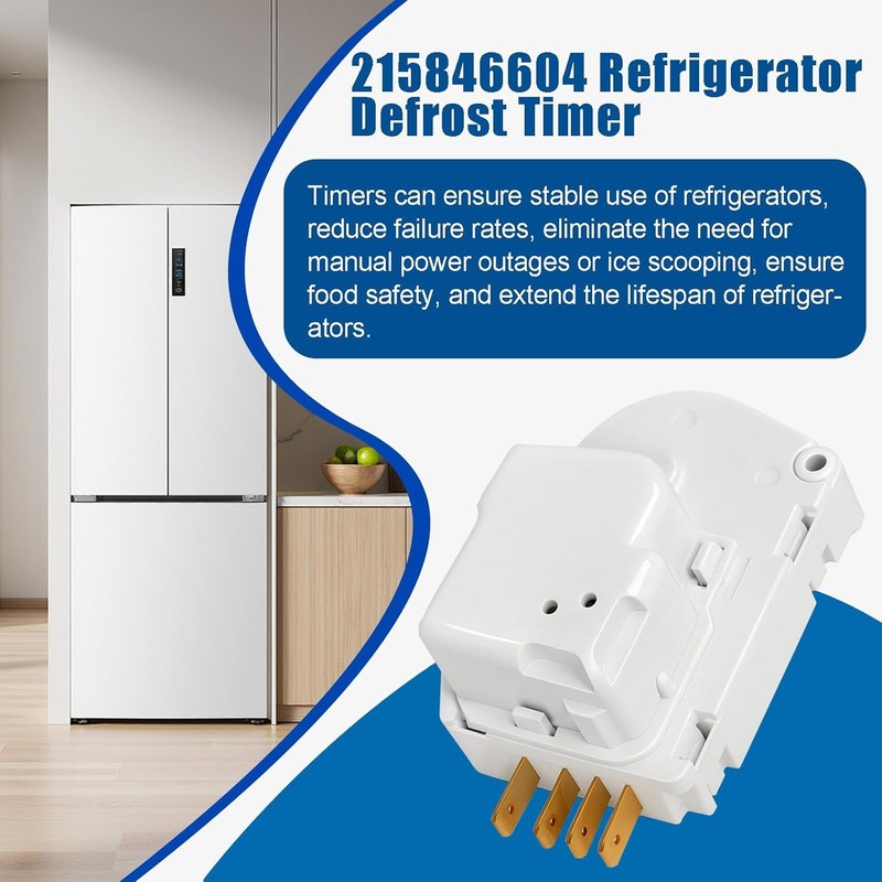 AP2592907 Refrigerator Defrost Timer 120V Fits Frigidaire Freezer 215846604 gallery