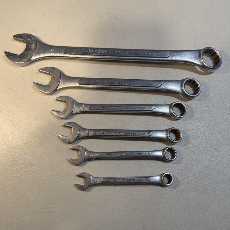 "TrueCraft Metric Combination Wrenches" : 22mm- 17mm-14mm-12mm-11mm-9mm LOT OF 6 gallery