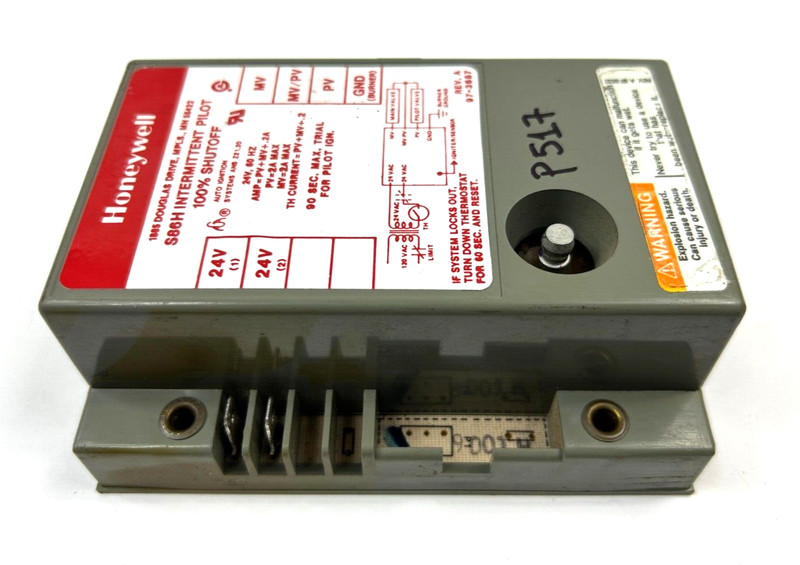 Honeywell S86H1006 24 V Ignition Module Intermittent Pilot 100% Shutoff #P517 gallery