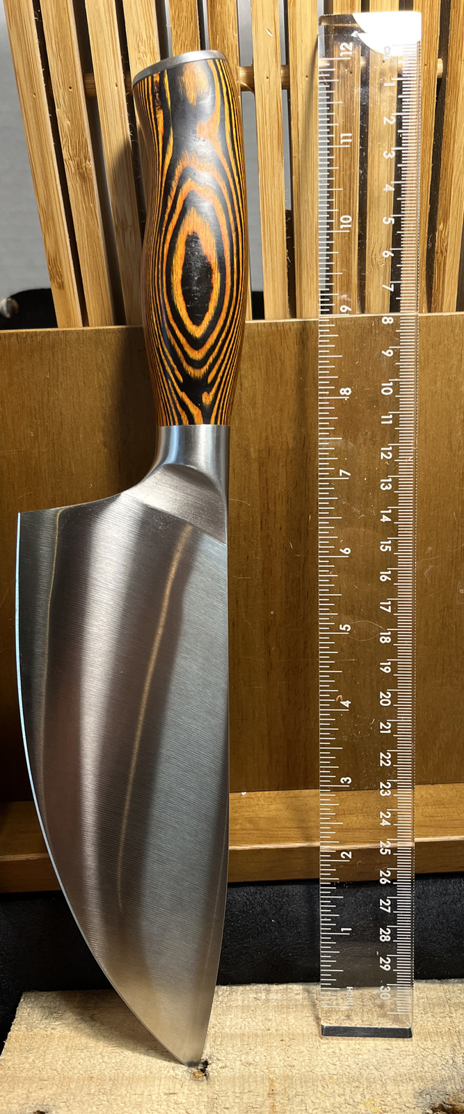 TUO Herb Rocking & Salad Knife- Vegetable Cleaver - High Carbon German Stainless gallery