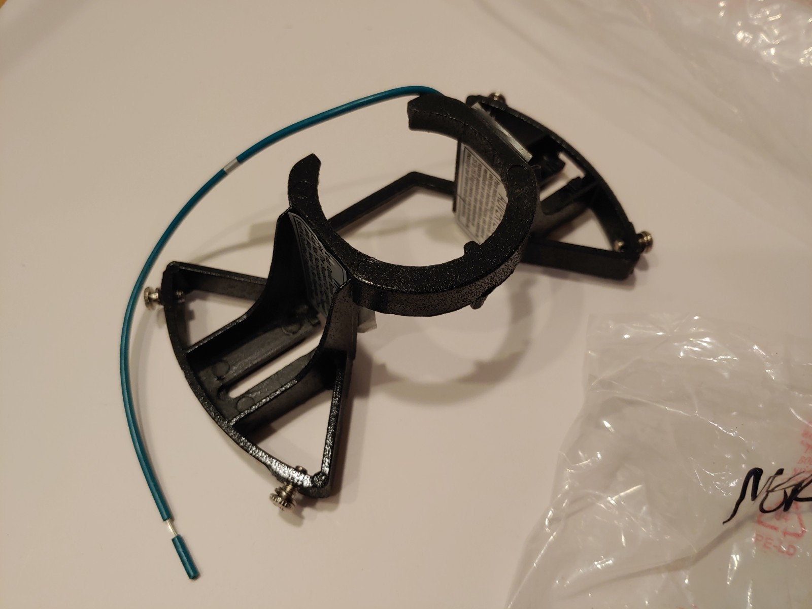 Home Decorators 52" Mercer Ceiling Fan Replacement Mounting Bracket for Downrod gallery