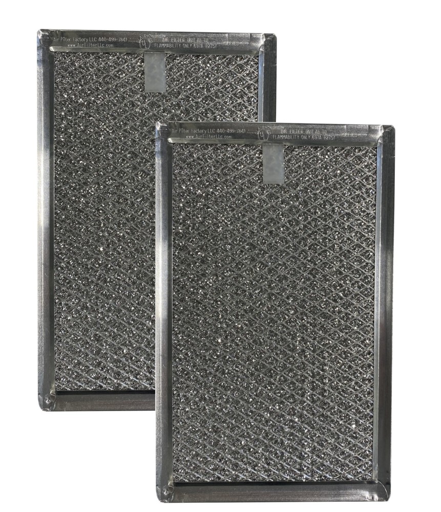 Compatible With Sharp 832550 Microwave Aluminum Mesh Grease Filters (2-Pack)