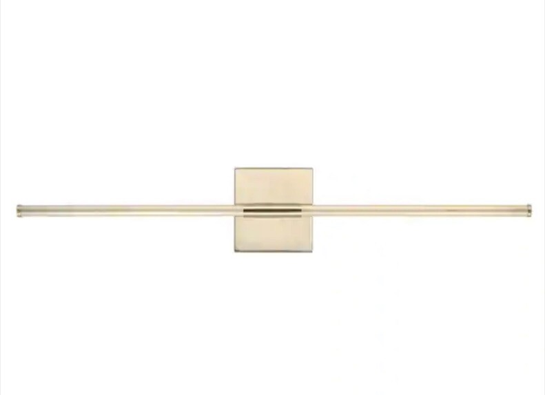 Jonathan Y JYL7022B Makena 28 in. LED Gold Bathroom Vanity Light Wall Sconce gallery