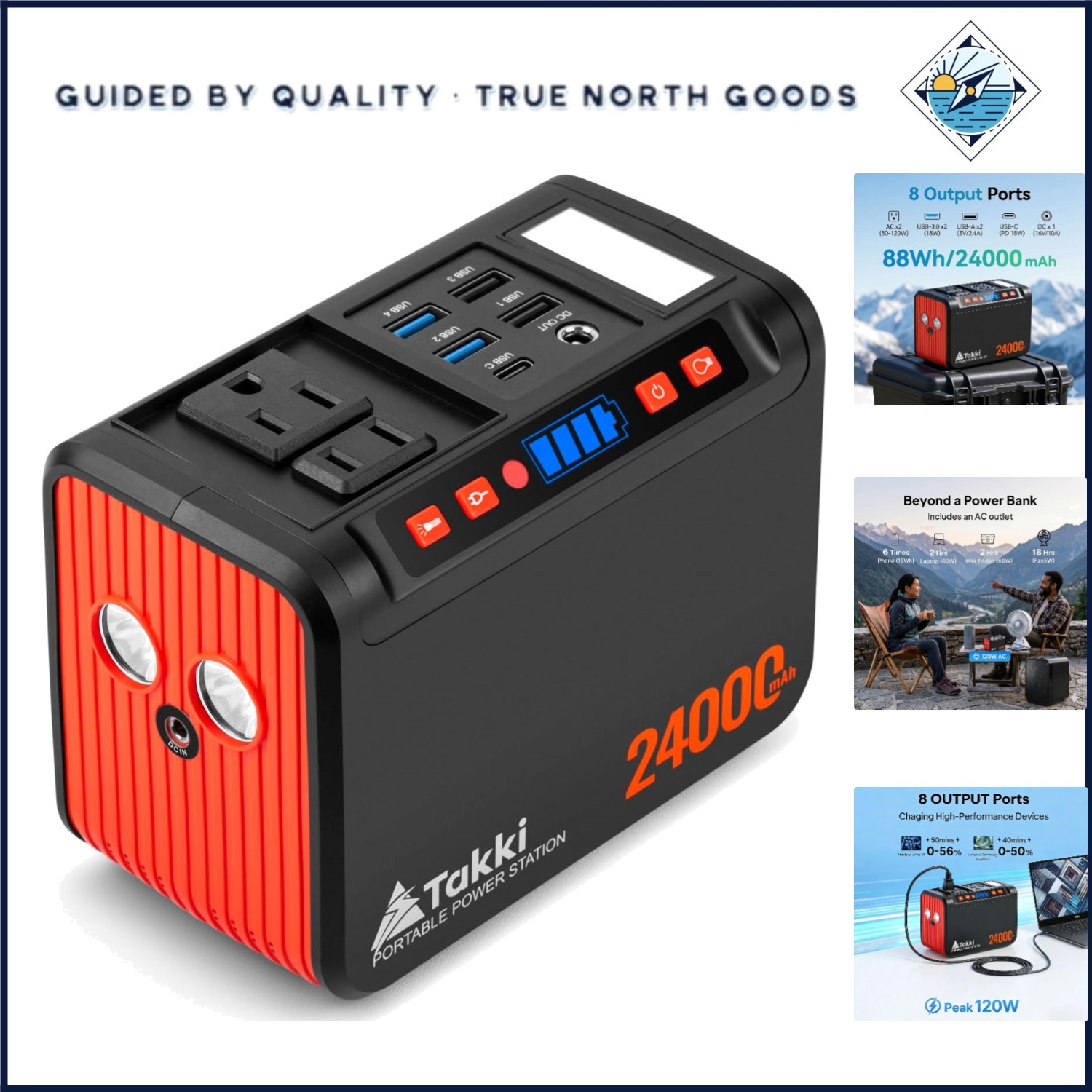 Portable Battery Backup with Fast Charging and Lightweight Design for Camping gallery