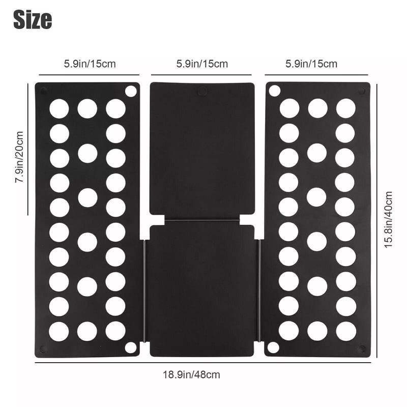Clothes Folder Folding Board Laundry Organizer Tshirt Fast Fold Flip For Kids US gallery