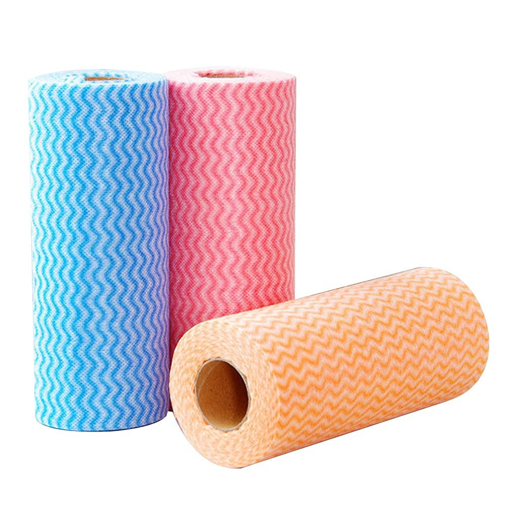 Disposable Cleaning Towels, 50 Count/Roll, Non-woven Fabric, Quick-Dry, Soft,... gallery