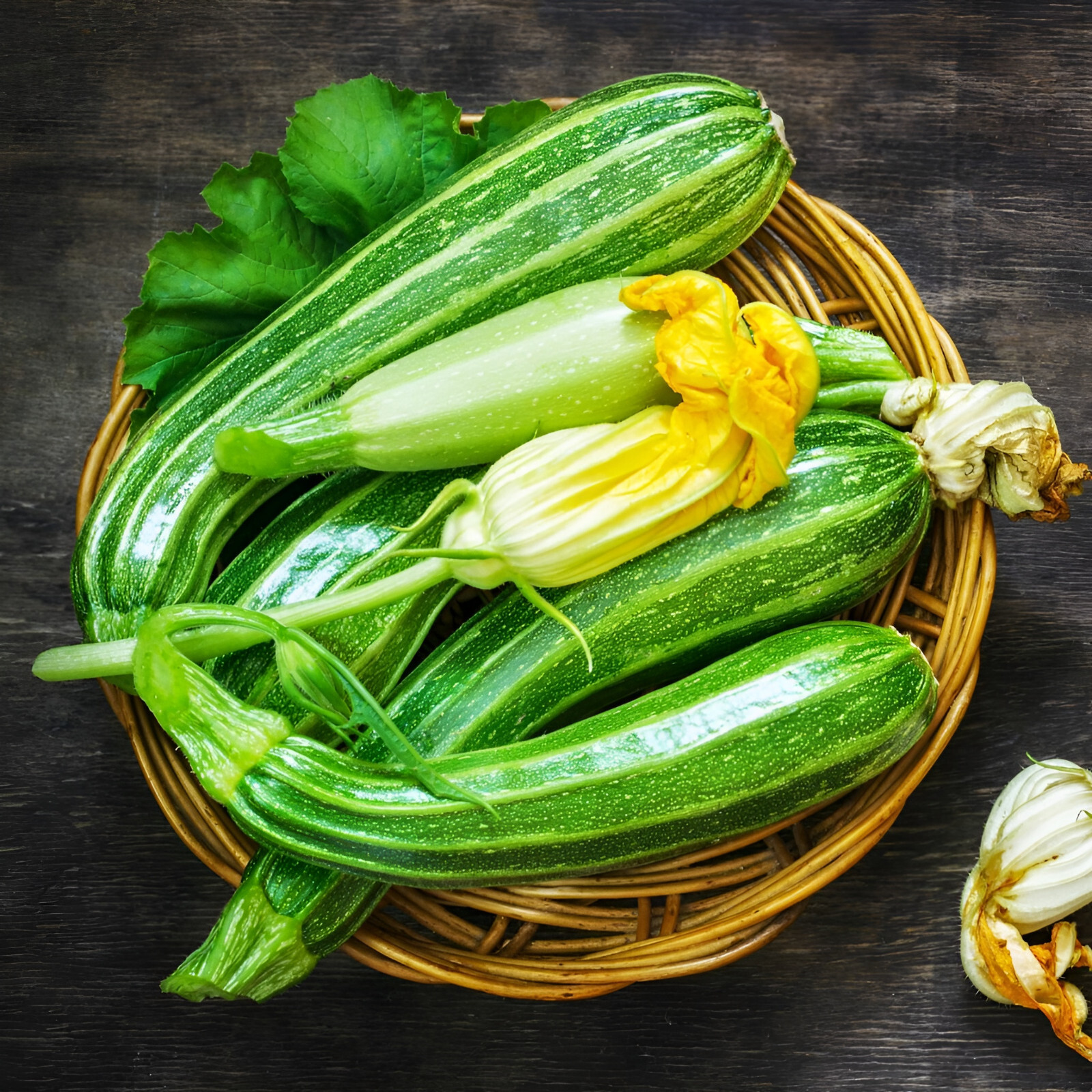 40 Heirloom Cocozelle Zucchini Seeds – Organic, High-Yielding Fast Growing!!! gallery