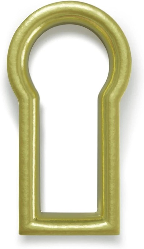 Fitted Keyhole Insert, Solid Brass B-3568SB I.D.:1/2' X 1/4", O.D. 5/8" X 3/8" gallery