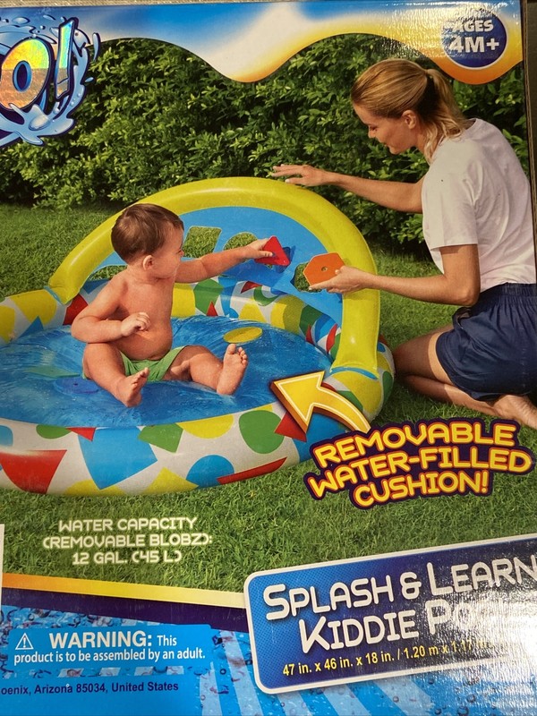 H2OGO! Splash & Learn 47-Inch Inflatable Kiddie Pool gallery