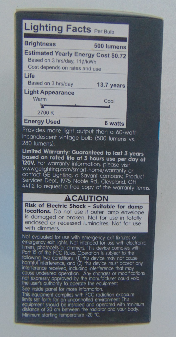 GE Cync Soft White Direct Connect Smart Bulb ST19 LED Bulbs gallery