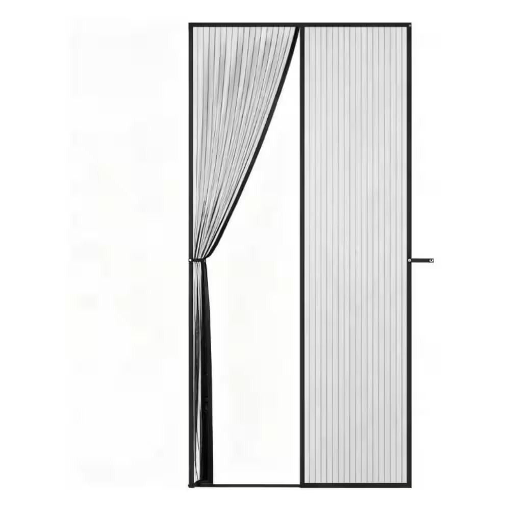 38 In. X 83 In. Composite Self Sealing Magnetic Privacy Screen Door Keeps Bugs O gallery