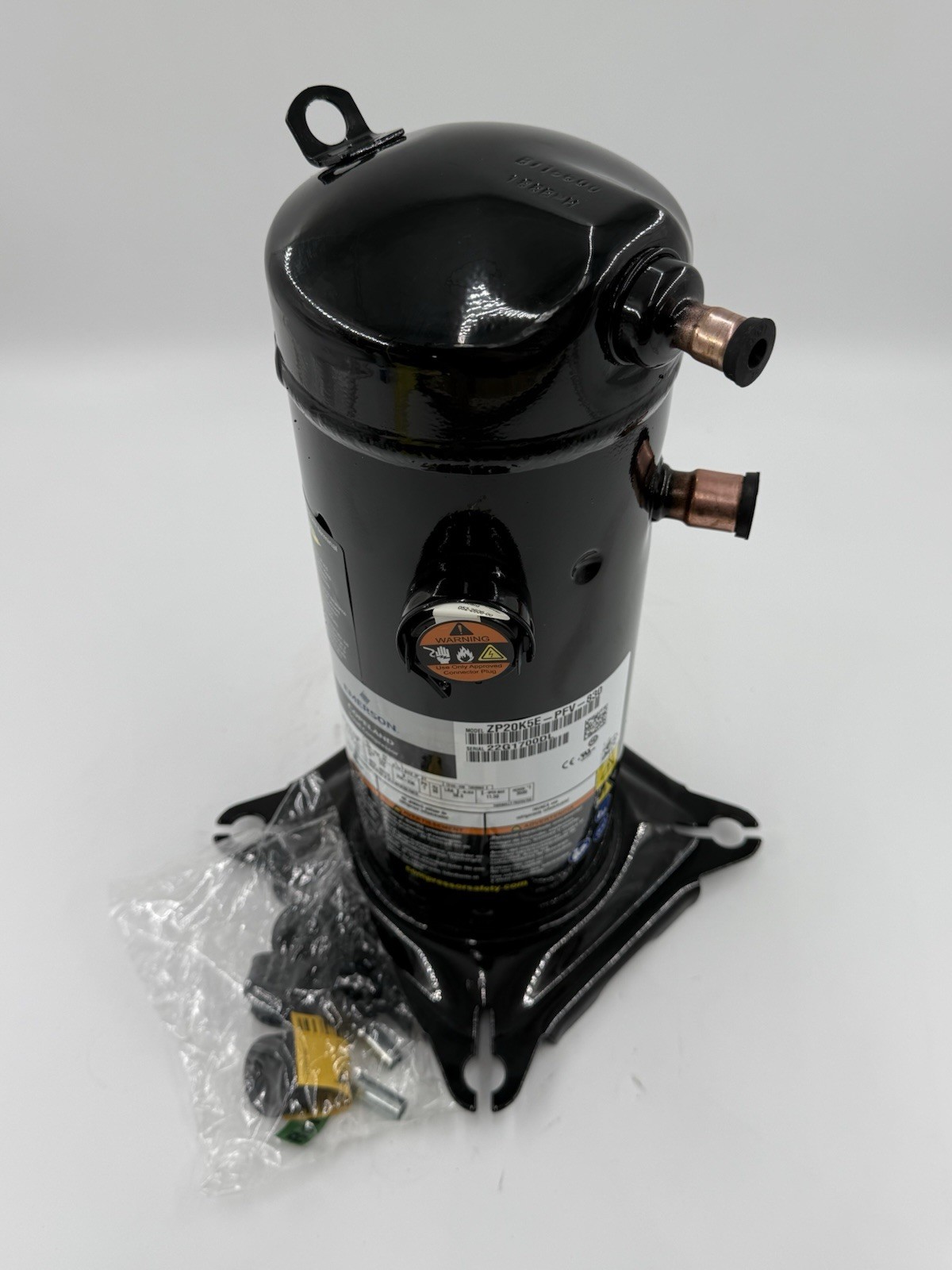 NEW Copeland ZP20K5E-PFV-830 Compressor R410a 1 PH 2 Ton ZP20K6E ZP20K5E-PFV-130 gallery