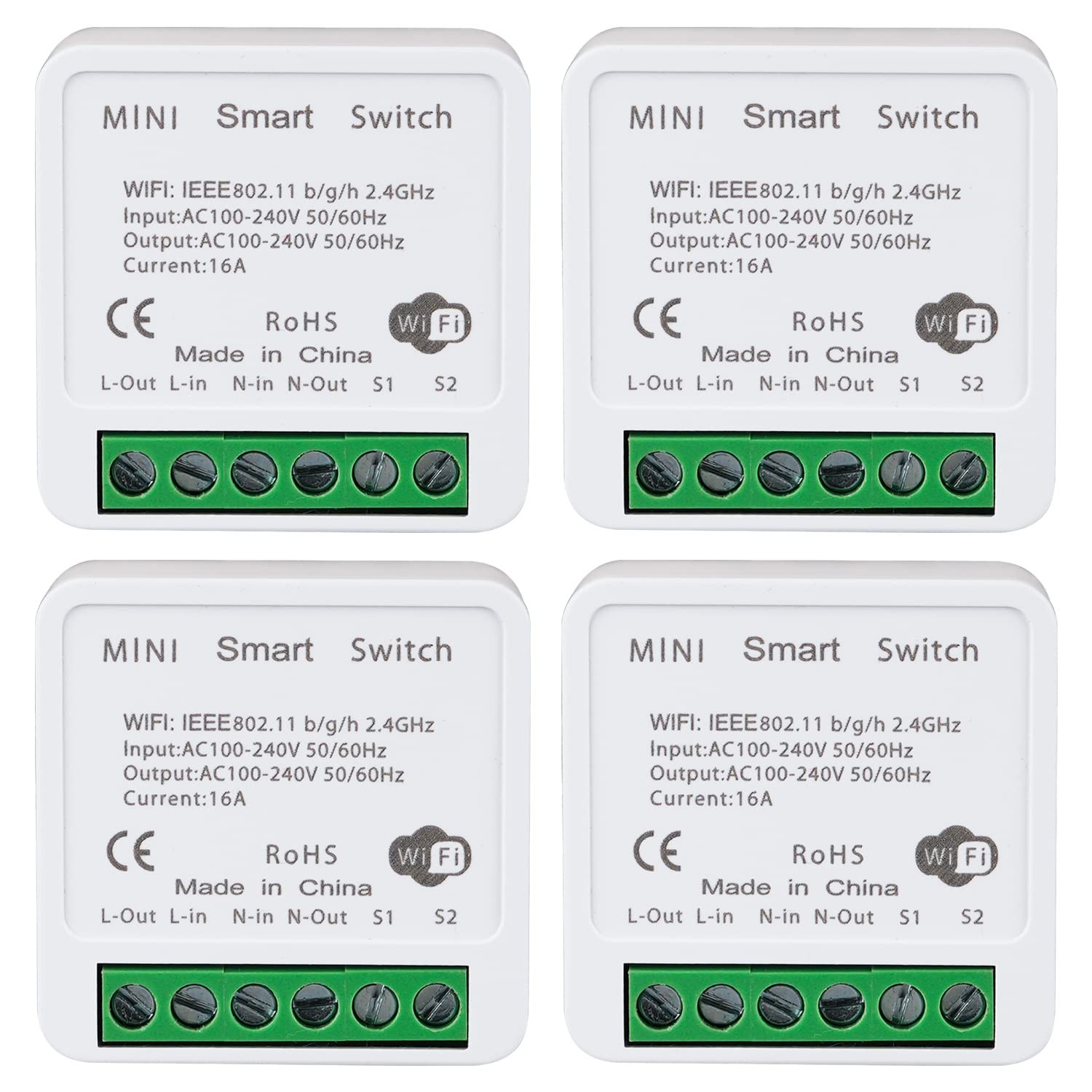 WiFi Smart Switch Light Switch, Compatible with Alexa/Google Home, APP Remote... gallery