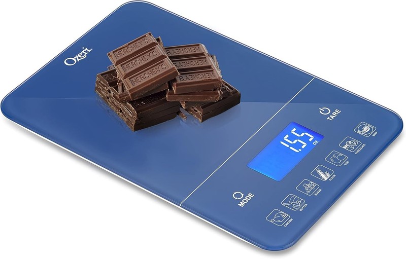 Ozeri Touch Iii Digital Kitchen Scale Calorie Counter 22 Lbs 10 Kg Classic Blue gallery