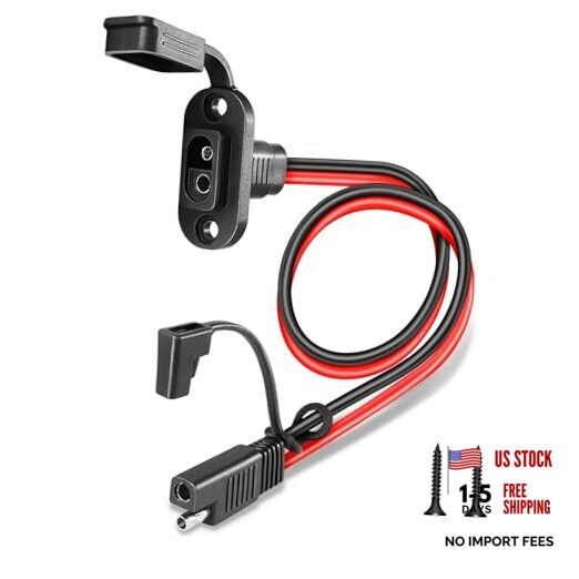SAE Connector0AWG, SAE Battery Quick Connect Plug Waterproof Extension 2FT 1 gallery