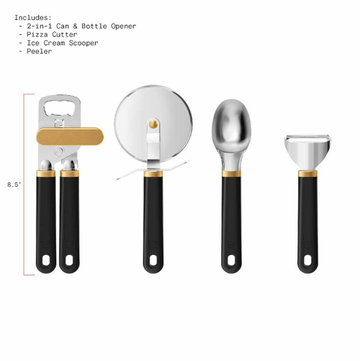 Beautiful 4-Piece Essentials Gadget Set, Porcini Taupe by Drew Barrymore gallery