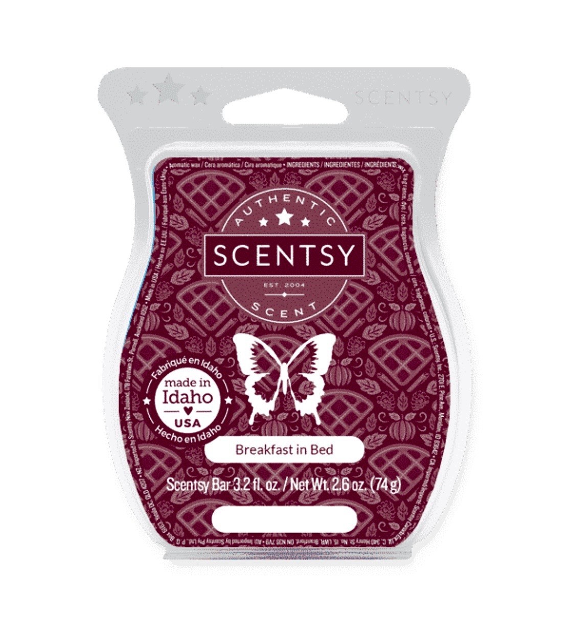 Scentsy Wax Bars Breakfast In Bed ~ Discontinued 2 Pack, Ships w/ Icepack NEW gallery