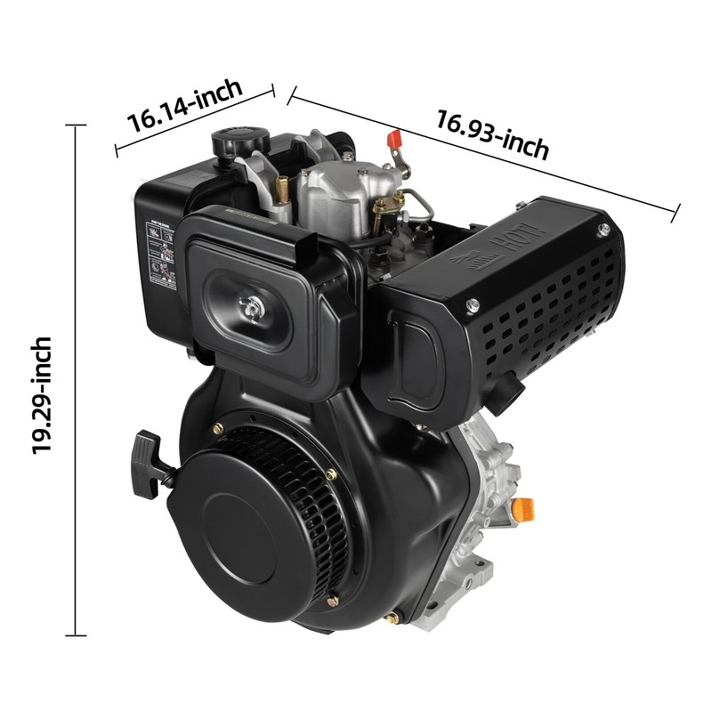 186F 10HP Engine 4Stroke Single Cylinder 406CC Forced Air Cooling Machine gallery