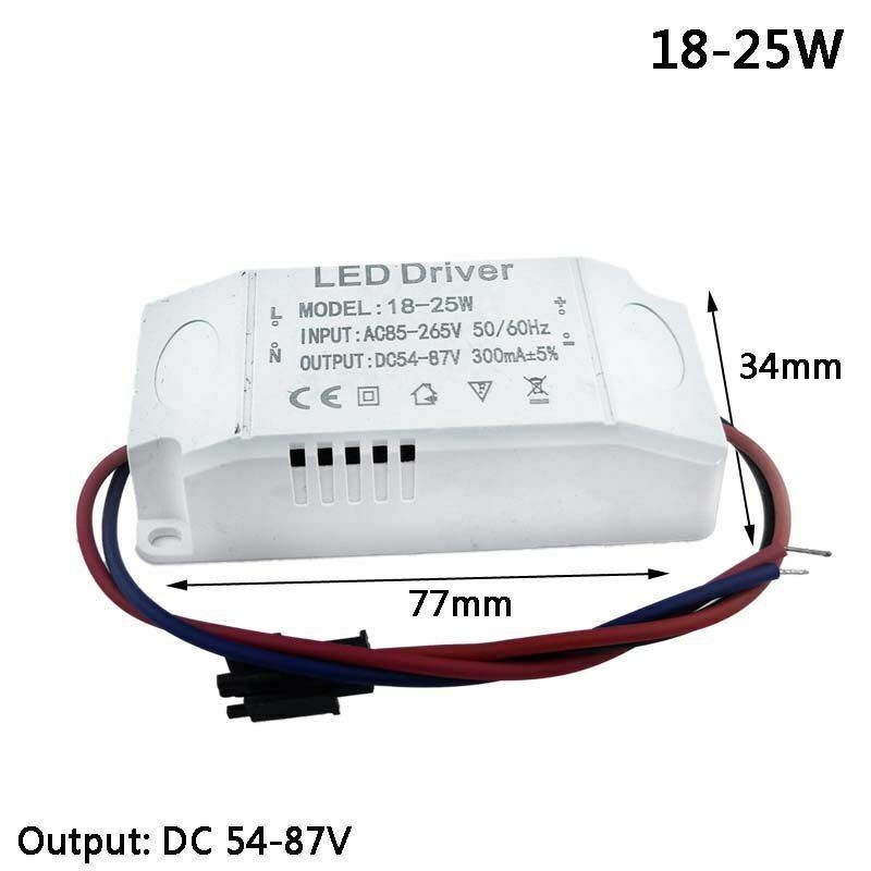 LED Driver Power Supply Transformer 3W 7W 8W 12W 25W 36W 18W DC 12V/24V gallery