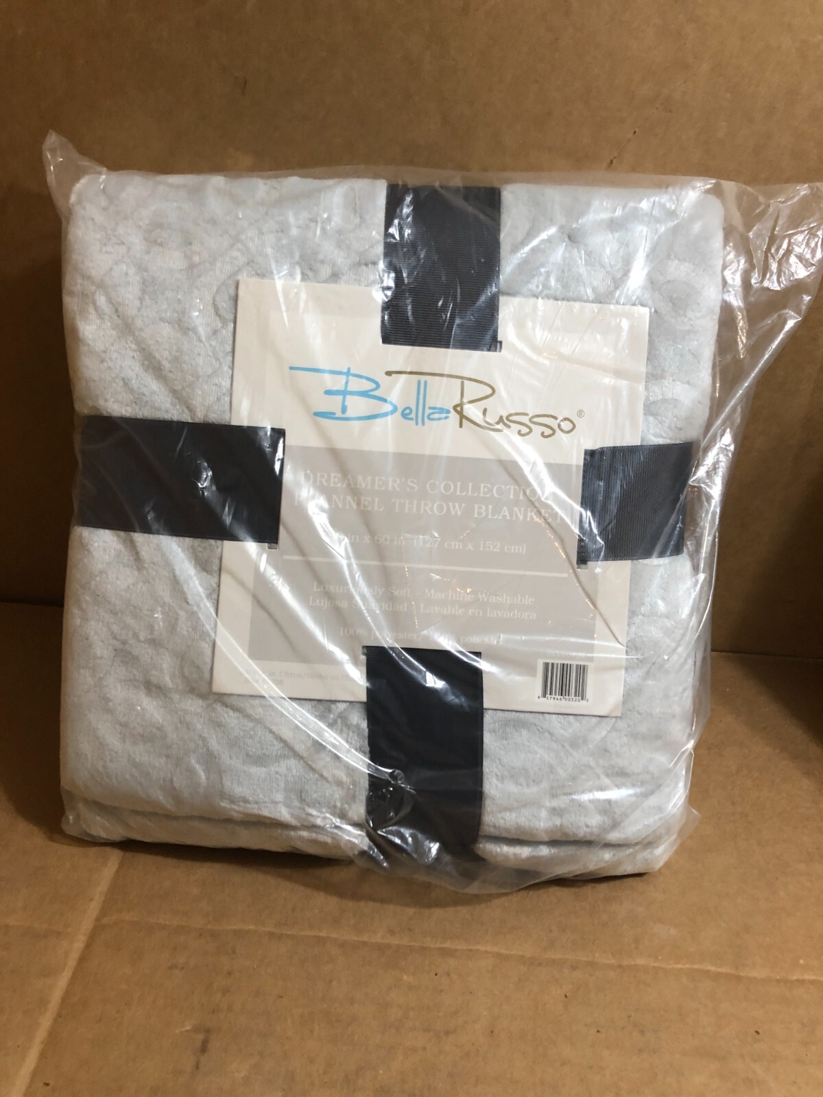 Bella Russo Silk Touch Throw / Blanket Gray 50" x 60" 100% POLYESTER gallery