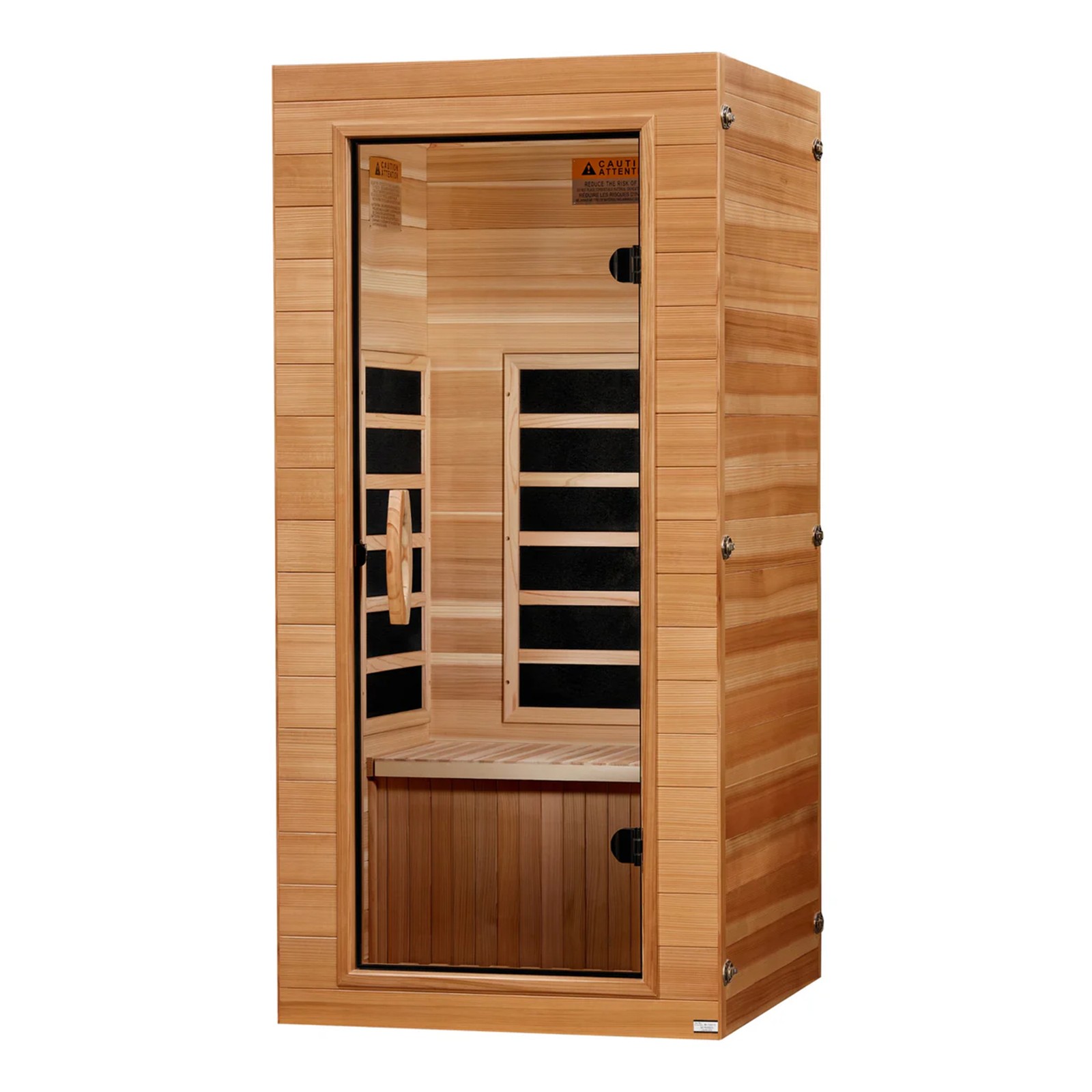 Dynamic Saunas Elite 1 Person Compact Ultra Low EMF FAR Infrared Home Sauna gallery