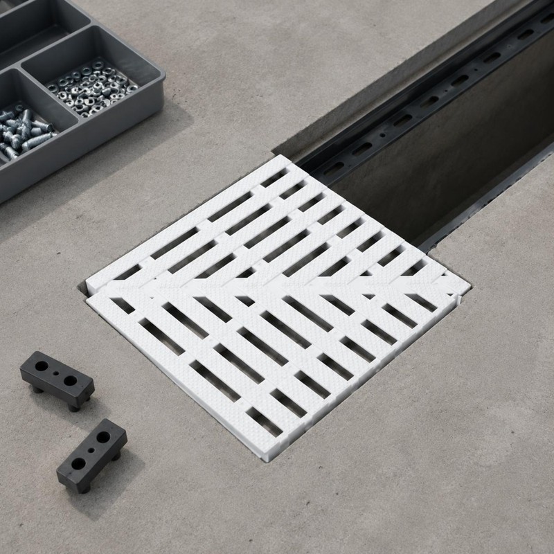 90 Degree Drain Grate Continuous Join Overflow Gutter Cover Efficient Water gallery