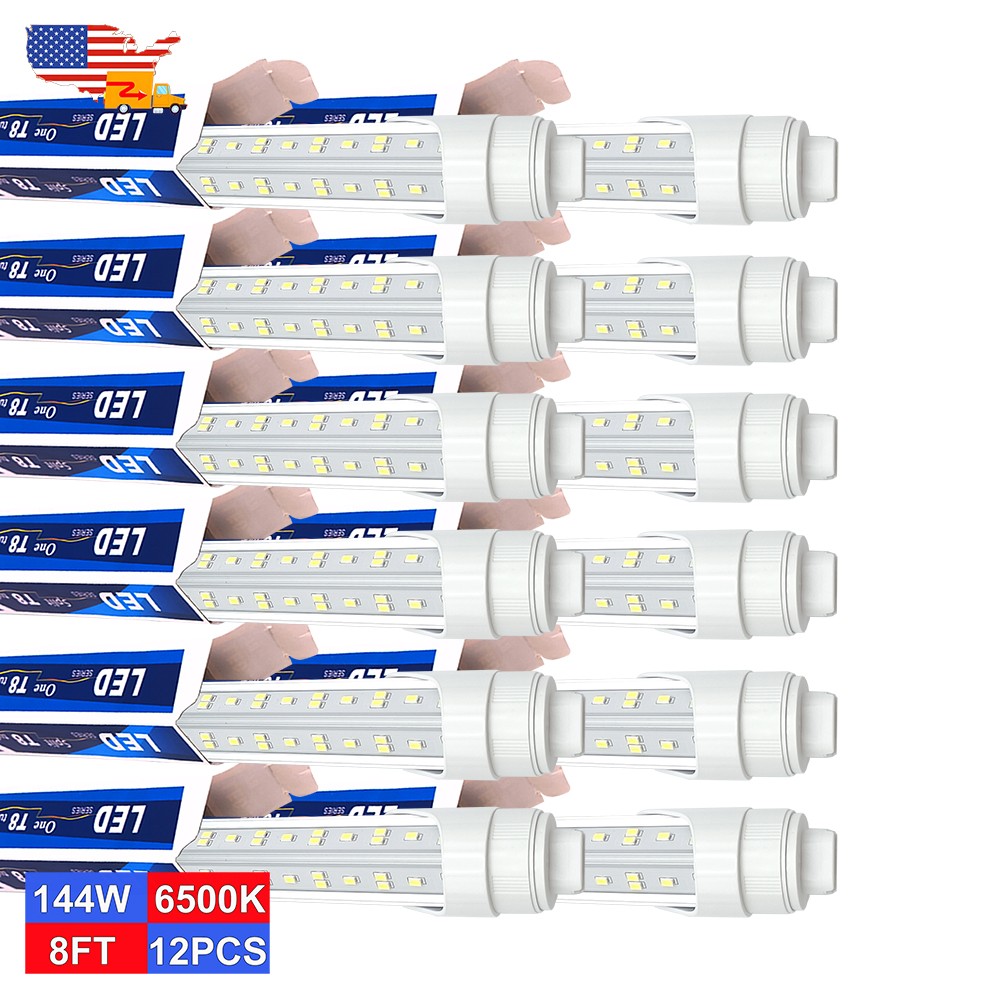 12Pack T8 8FT Led Tube Light Replacement For F96T12/HO R17D Bulbs AC85-277V 144W gallery