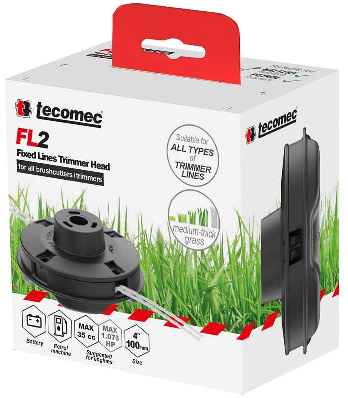 Tecomec Universal Mount Fixed-Line Trimmer Head fits Stihl Husqvarna Echo Ryobi gallery