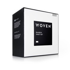 WOVEN BAMBOO BED SHEET SET
