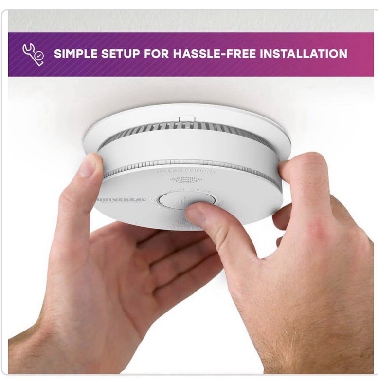 Universal Security Instruments 3-in-1 Smoke, Fire & Carbon Monoxide Alarm 2-Pack gallery