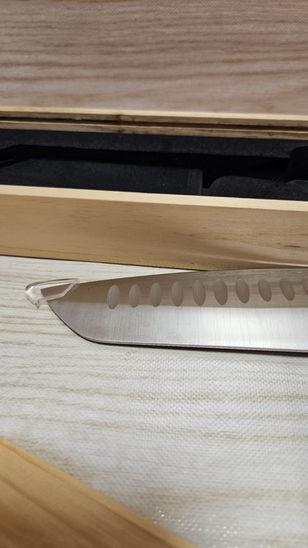 * NEW * Cook's Essentials 5.5” / 13cm KYOTSU Knife with Wooden Handle & Box HTF gallery