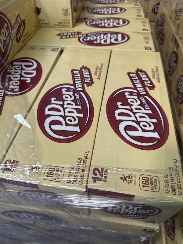 Dr Pepper Vanilla Float 12 Pack Sealed 💥LIMITED RELEASE💥 Expires JANUARY 2026 gallery